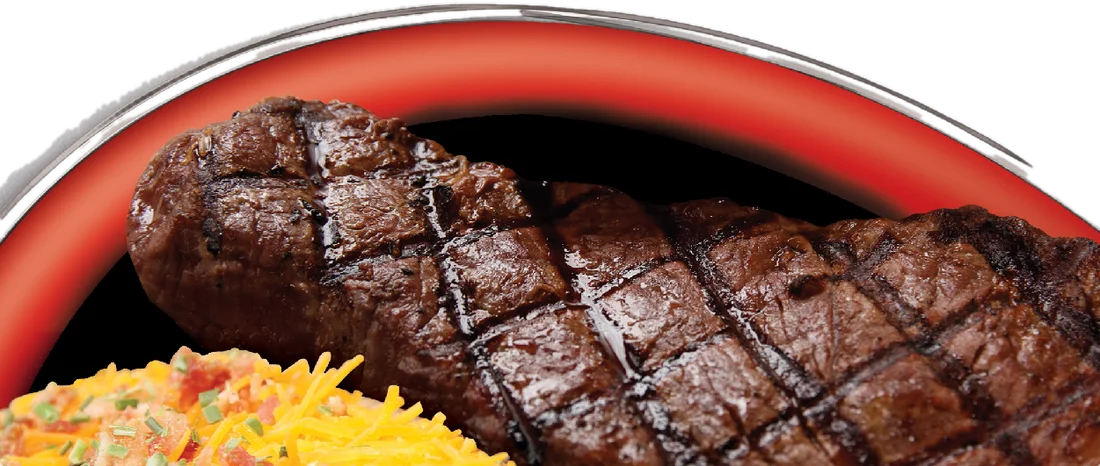 Charbroiled sirloin steak
